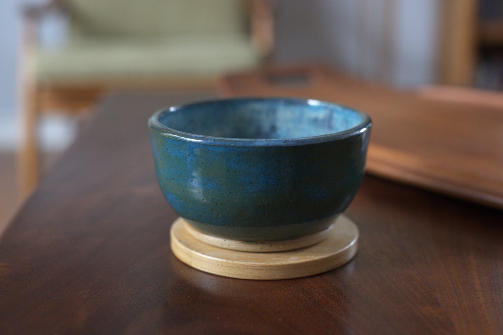 Medium Teal Bowl — photo 2 of 4