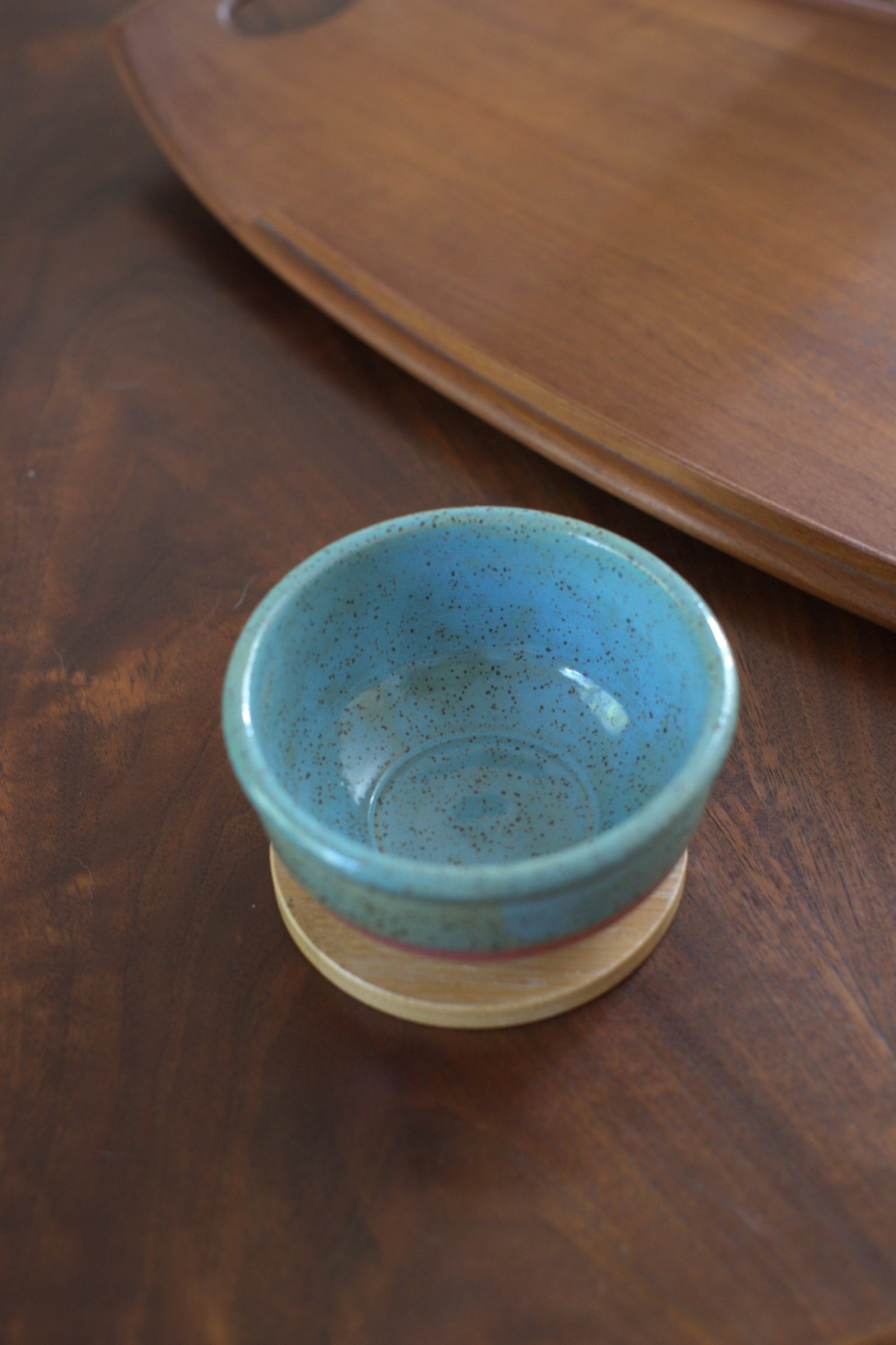 Small blue and pink bowl — photo 4 of 5