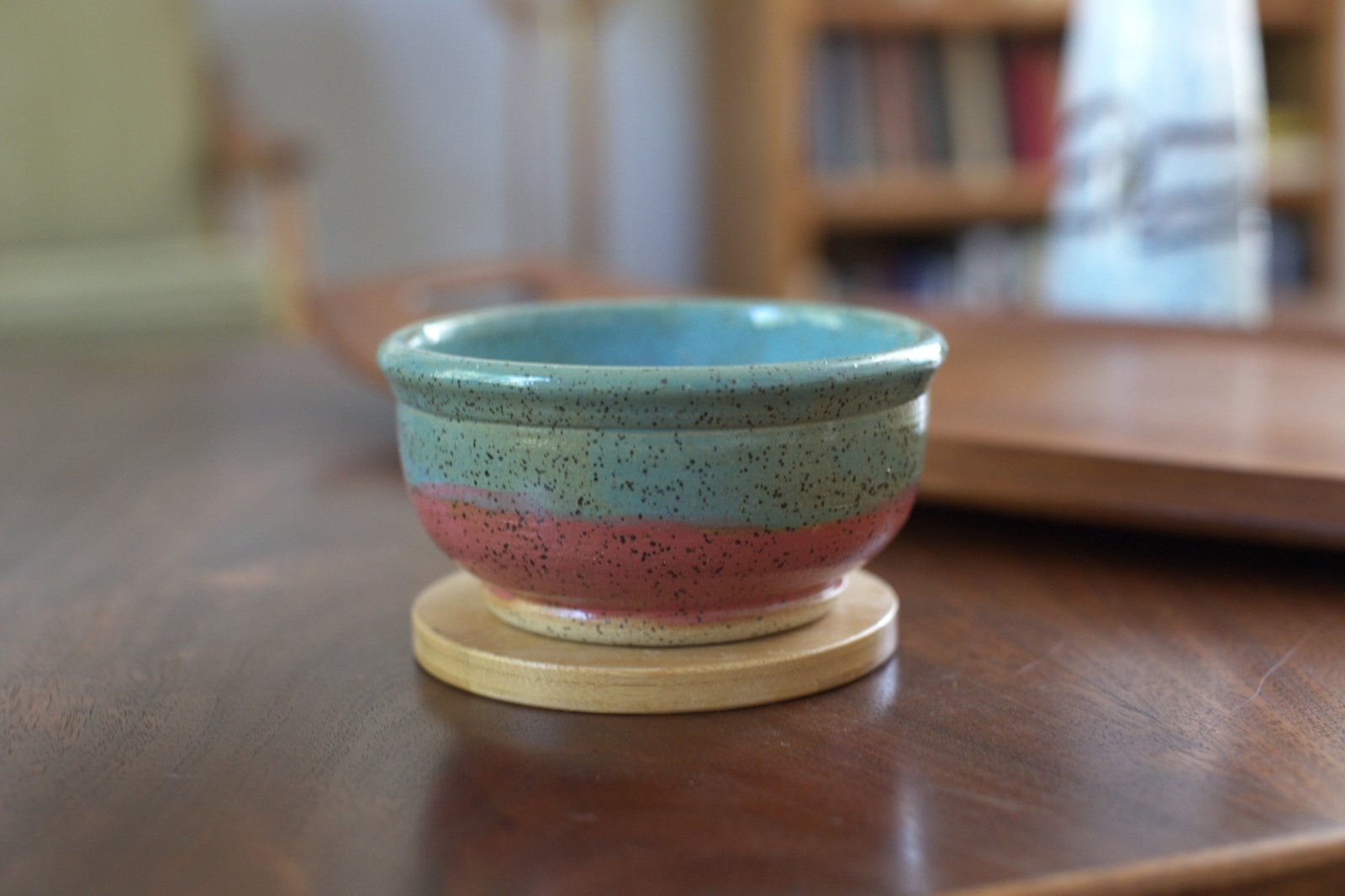 Small blue and pink bowl — photo 5 of 5